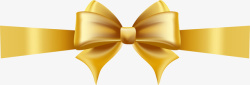 金色丝带蝴蝶结金色装饰素材蝴蝶结高清图片