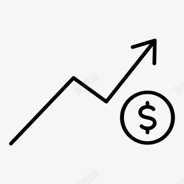 36倍收益货币增长商业资本市场图标