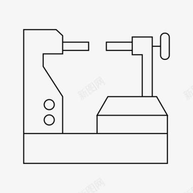 洗机机器数控设备图标