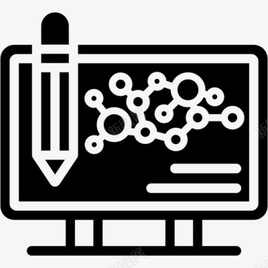 配方科学配方生物化学铅笔图标