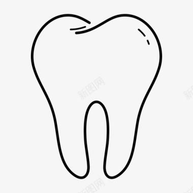 有关牙齿牙齿牙科牙医图标
