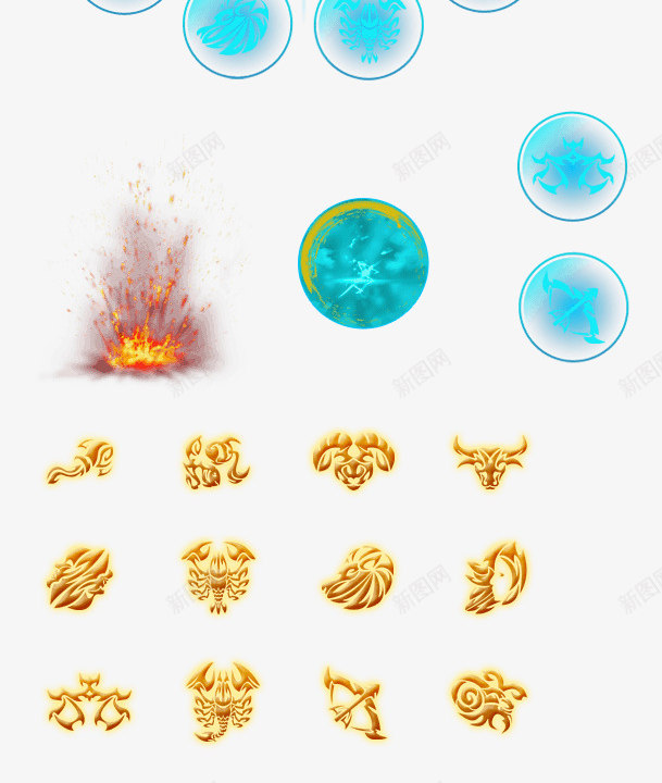 星座勋章活动png免抠素材_88icon https://88icon.com 星座 勋章 活动