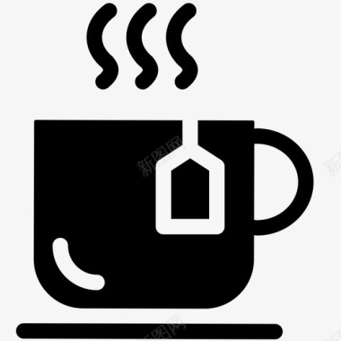 食物和饮料茶早餐咖啡图标