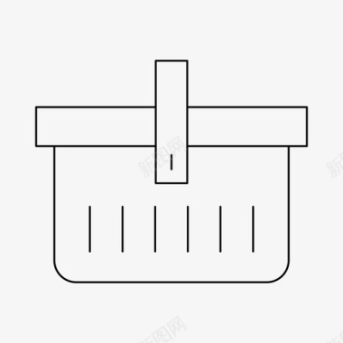 篮子篮子购买商业图标