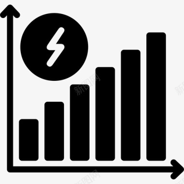 消费素材消费电力能源图标