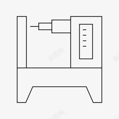 机床机床数控设备图标