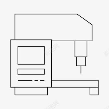 数控机器数控设备图标