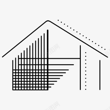 工程建筑头盔建筑施工建筑艺术图标