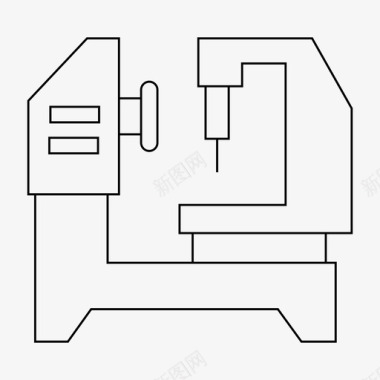 免抠娃娃机数控设备工厂图标