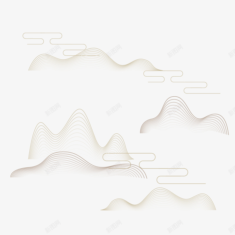 中国风古风水墨祥云山水画山峦云朵红日装饰设计png免抠素材_88icon https://88icon.com 中国 国风 古风 水墨 祥云 山水画 山峦 云朵 红日 装饰设计