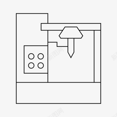 制造数控自动机械图标