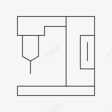 机床机床数控设备图标