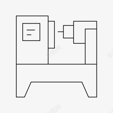 机床机床数控设备图标