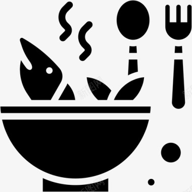 海鲜汤鱼食物图标