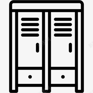 储物柜保险柜安全柜图标