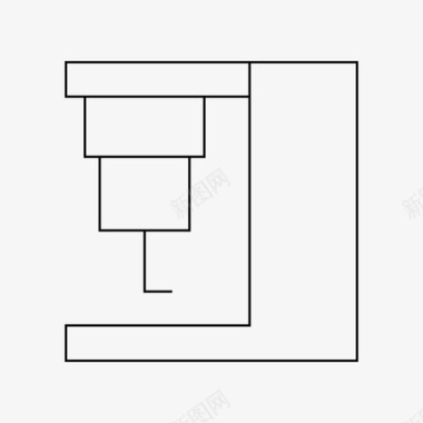 制造机器自动数控图标