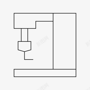 制造机床数控设备图标