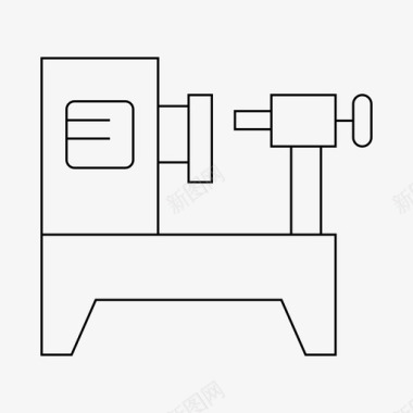 POS机机床数控设备图标