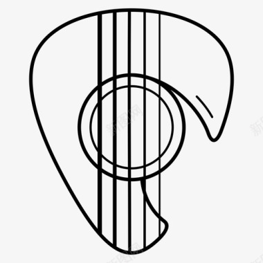 琴弦图标