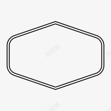 图文边框框架徽章边框图标