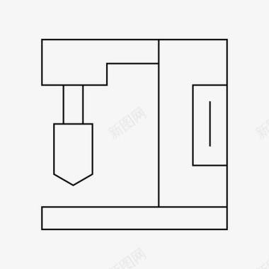 机床机床数控设备图标