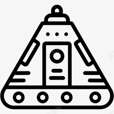 太空银河宇宙太空舱天文学宇宙飞船图标