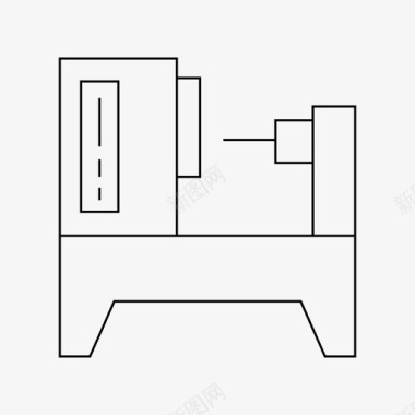 制造cnc设备工厂图标