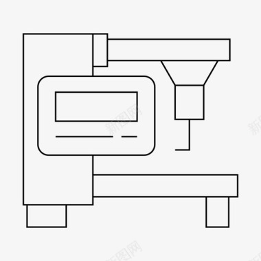 探听仪器机器自动化工业图标