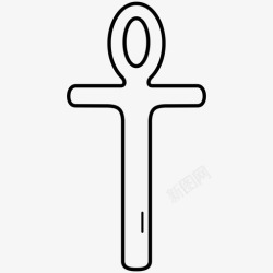 神秘的十字架安克十字架埃及历史高清图片