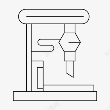 制造机床数控设备图标