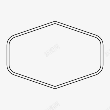 图文边框框架徽章边框图标