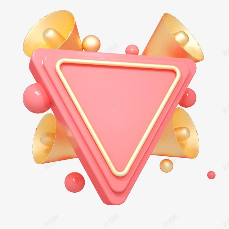 C4D立体炫酷三角几何电商装饰Moregveypng免抠素材_88icon https://88icon.com 立体 炫酷 三角 几何 电商 装饰
