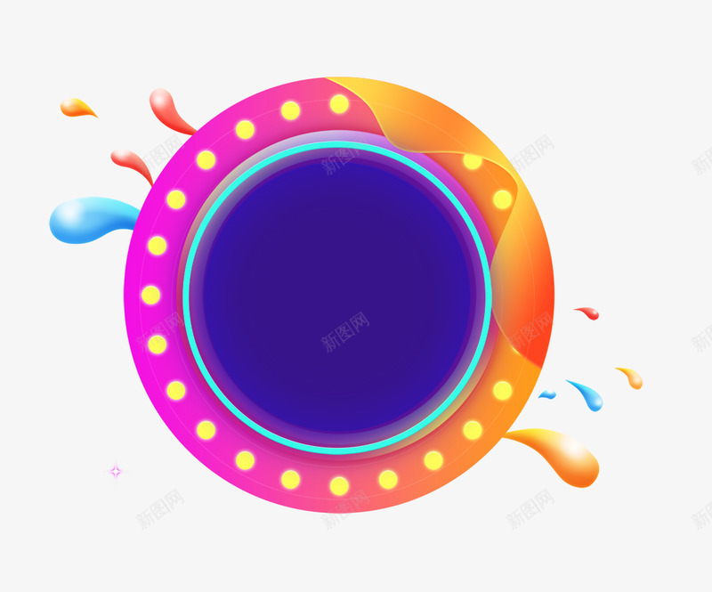 彩色多圆形电商活动科技装饰动感海报png免抠素材_88icon https://88icon.com 漂浮 彩色圆形 圆环 不规则 气球 渐变 电商 活动 装饰 动感  海报