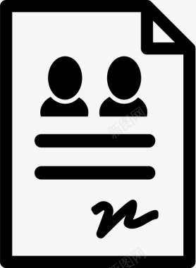 结婚素材结婚证合同协议联盟图标