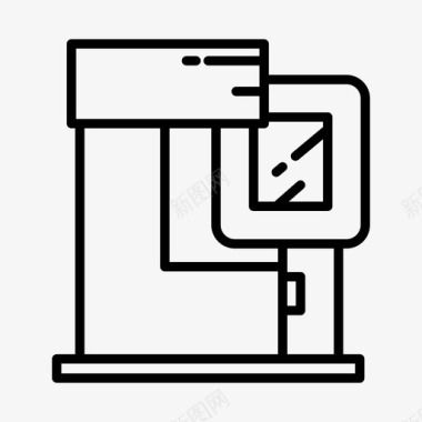 现代动车建筑城市办公图标