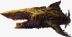 神兽鲲山海经异兽神话神兽鲸鱼暴龙素材