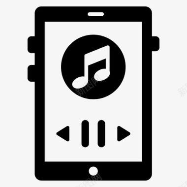 曲目音乐播放器移动ipod移动音乐图标