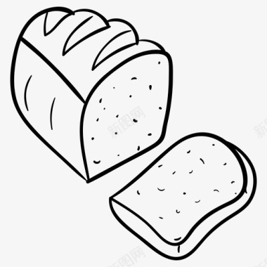 面包条烘焙食品烘焙产品图标