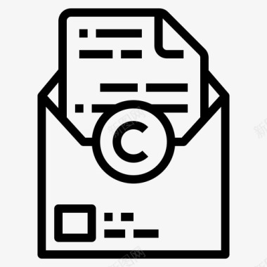 版权资产文档图标