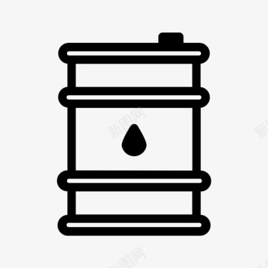 800片桶装石油桶装汽油图标