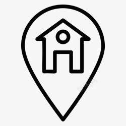 地产地理位置家庭位置地理位置gps高清图片