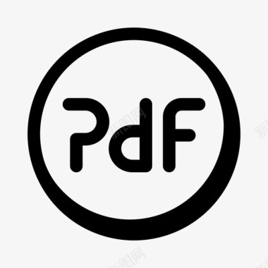 PDF格式pdf文件格式图标