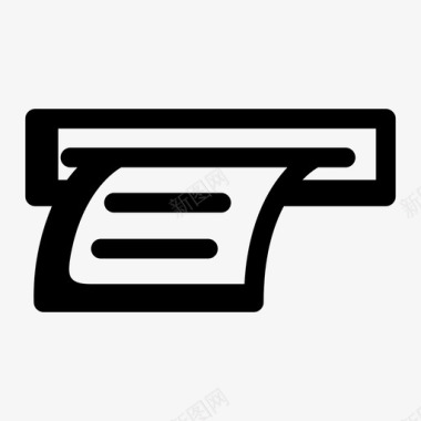 收据收据账单发票图标