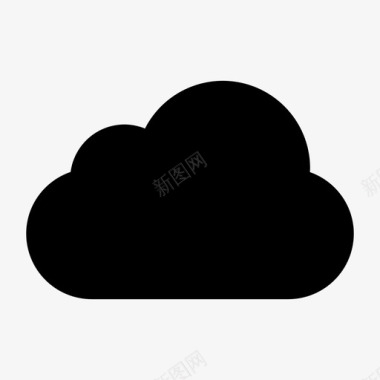 天空的云云云计算天空图标