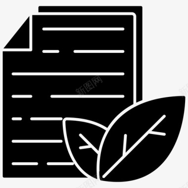 环境文件植物学文件生态文件图标