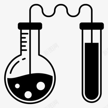 立体方化学化学测试化学实验室图标
