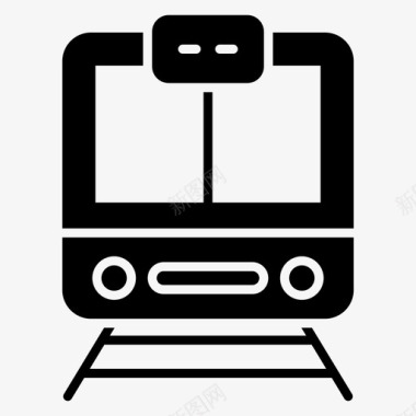 深圳地铁标识公共列车电动列车铁路公路图标