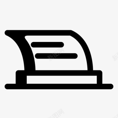 收据收据账单发票图标