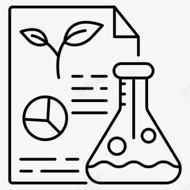 环保图版植物测试实验室报告研究报告图标