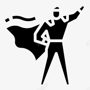 自信自信化身商业图标